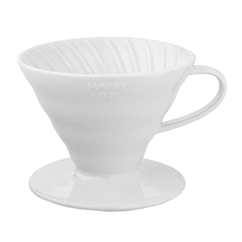 HARIO V60-02 Dripper (White Ceramic)